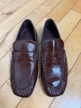 ALOHAS Aven Rift Brown Penny Loafers